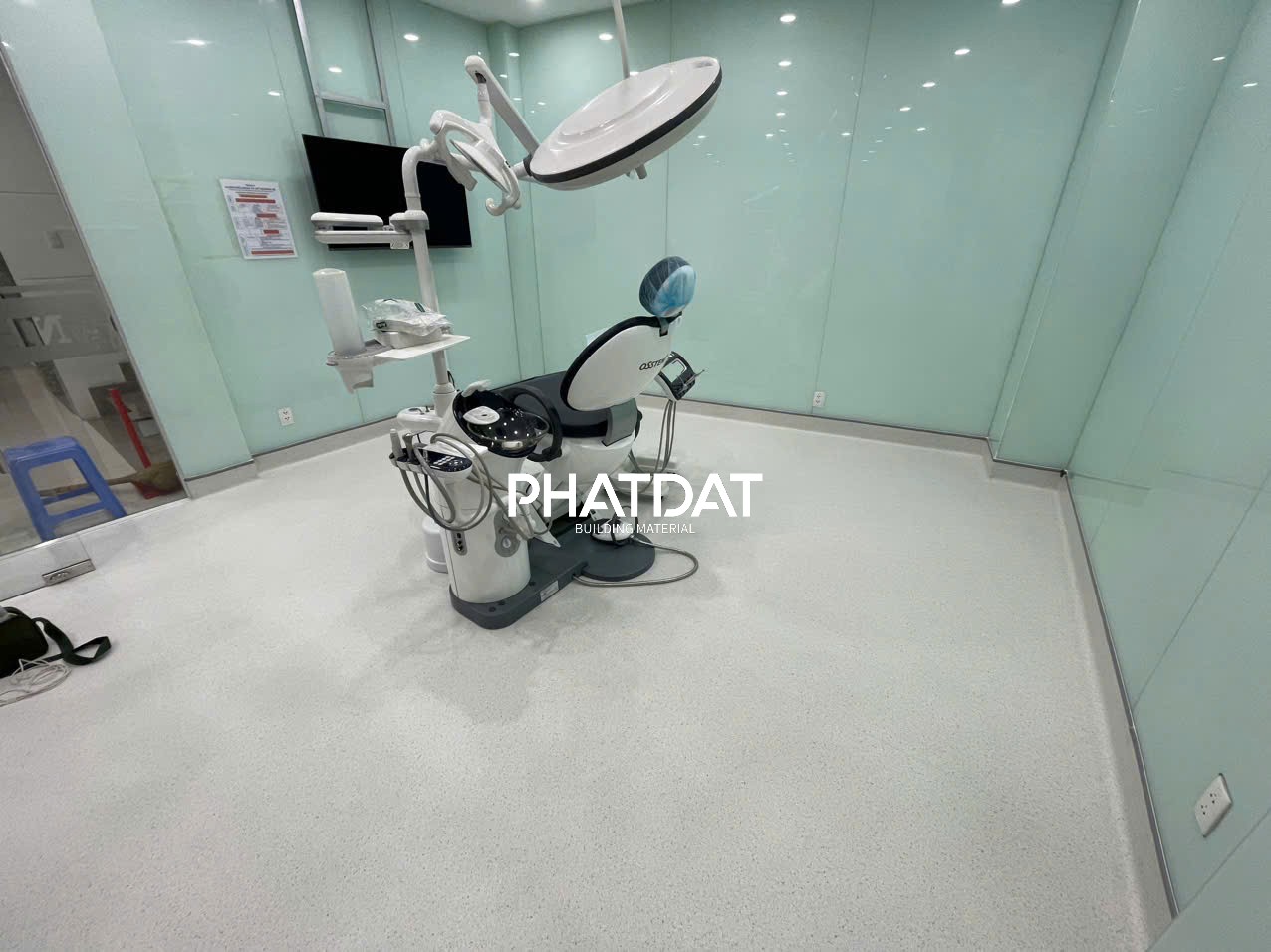sàn vinyl khán khuẩn y tế phatdat